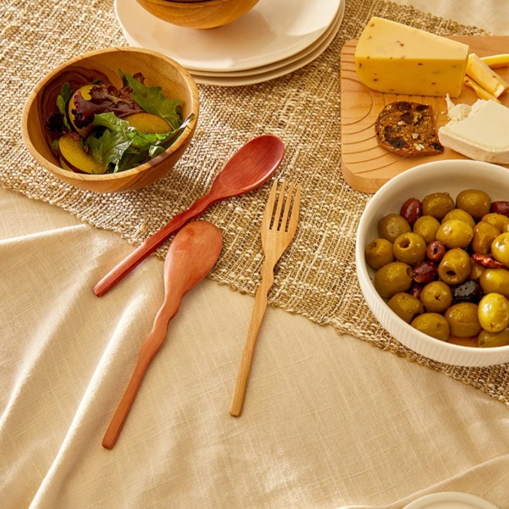 2/$35!! Short Stories Pueblo Mezze Flatware Set